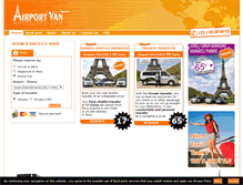 Tablet Screenshot of airportvan.com